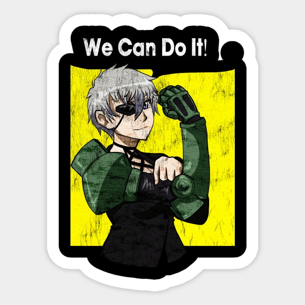 We Can Do It military Sticker by mahashop